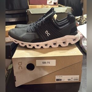 Brand new On Cloudswift Black/Rock size 14 men